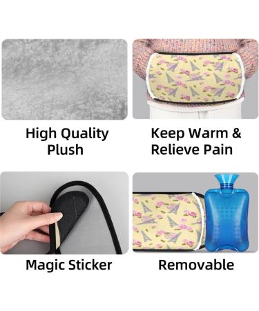 Romantic Funny Design Hot Water Bottle with Soft Cover - Perfect for Warmth Anywhere: Neck Shoulders Legs & Back - Buy Online on GoSupps.com