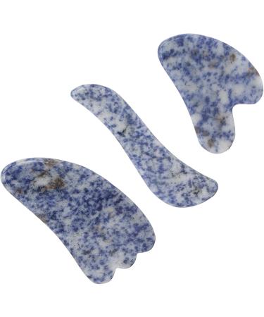 Gua Sha Scraping Massage Tool Set - 3PC Portable Beauty Boards for Face & Body Therapy - Buy Online on GoSupps.com