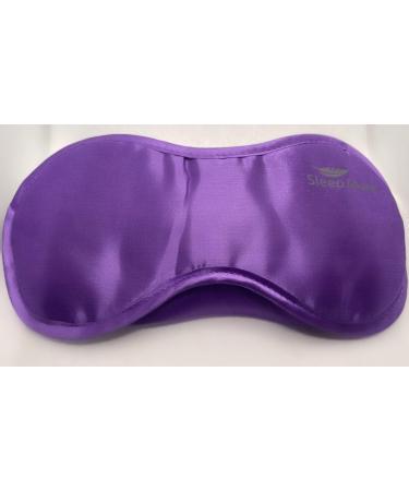 Sleep More (Large-XL) Sleeping Mask for Men or Women  with Free  ONE BAG . A PURPLE Satin Natural Rest Aid for Sleep Disorders & Insomnia