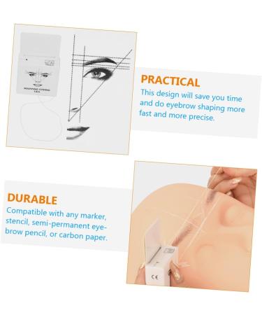 Beavorty Brow Map Line 2pcs Eyebrow Level Measure Tool Eye Brow Corrector Eyebrow Drawing Line Tool Line Ruler Portable - Buy Online on GoSupps.com