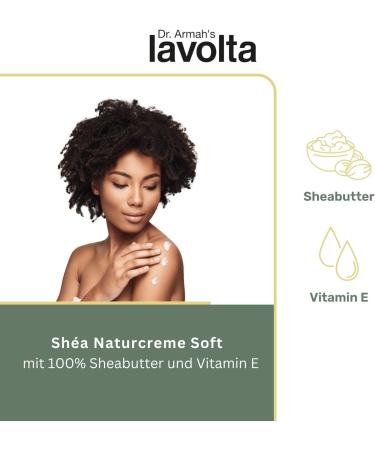 LAVOLTA Shea natural skin cream gentle 10 ml vegan and perfumefree travel size face cream and body cream for very dry skin with pure shea butter and vitamin E - Buy Online on GoSupps.com