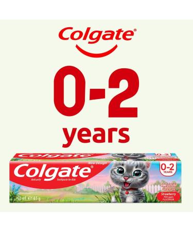 Toothpaste for children 0-2 years strawberry flavor - 50ml - Buy Online on GoSupps.com