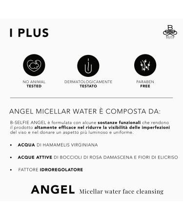 Buy Angel Micellar Water - 200ml | Gentle Face Cleansing for All Skin Types | International Shipping Available - Buy Online on GoSupps.com