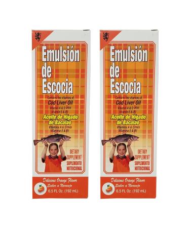 Emulsion De Escocia Orange 15.3 Oz. Cod Liver Oil 2-Pack