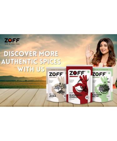 Zoff Kashmiri Chilli Powder (Low Heat Great Taste) 300g| 10.50 oz | All Natural | No Color | Pack of 3 x 100g | Vegan | Kosher - Buy Online on GoSupps.com
