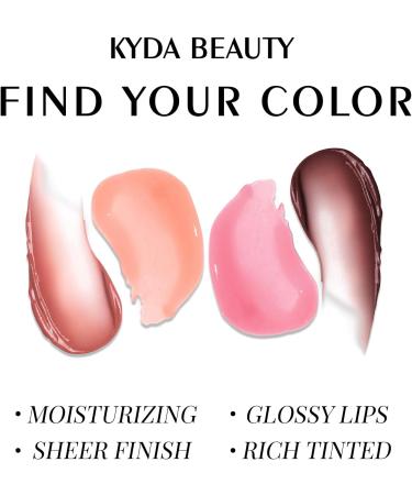 KYDA Tinted Hydrating Lip Balm - Natural Glossy Finish, Lasting Moisture - Ideal for Dry Lips - Buy Online on GoSupps.com
