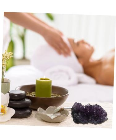 Abaodam 1pc Amethyst Rough Yoga Decor Crystal Cluster Natural Amethyst Cluster Decor Wand Desktop - Buy Online on GoSupps.com