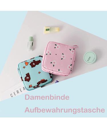 Buy Women's Bonds Storage Pocket & Zipper Tampon Bag - Portable Mini Period & Cosmetic Storage - 2 Pieces - Buy Online on GoSupps.com