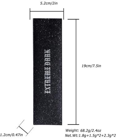 LXZJJM Smoky Eye Shadow Palette Extreme Darkness Eyeshadow Palette High Pigment Dark Shades In Black Grey And Silver Long-Lasting 5 Colors - Buy Online on GoSupps.com