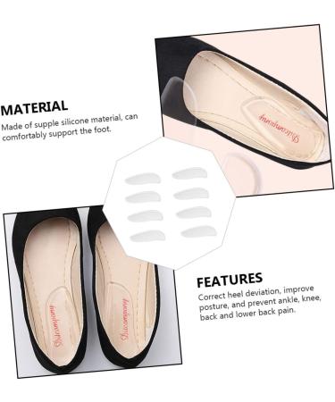 NOLITOY 24 Pairs Heel Pad & Foot Support Insoles - Orthotic Metatarsal Pads for Flatfoot - Gel Soft Half Heel Shoe Cushions - Buy Online on GoSupps.com