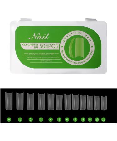 FEIlei 504Pcs Press on Nails Coffin Nail Tips Frosted Full Cover Fake Nail Artificial - Buy Online on GoSupps.com