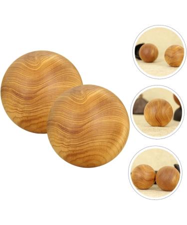 FRCOLOR 6 STK Wooden Massage Balls - Acupressure & Neck Massage Roller for Fitness - International Shipping Available - Buy Online on GoSupps.com