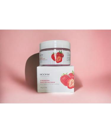 Superfood skincare dead sea mud clay mask detox anti-ageing oil control and moisturising. 120ml (Strawberry) - Buy Online on GoSupps.com