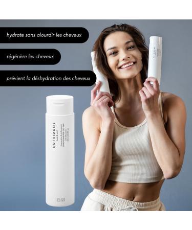 Nutridome | Conditioner for oily hair | Daily care | Regenerates | Strengthens | Does not weigh down hair | Silk proteins | Panthenol | Easy to use | After | Conditioner | 250 ml - Buy Online on GoSupps.com