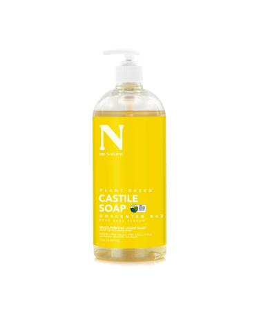 Dr. Natural 32oz Castile Soap (Unscented  32oz) Yellow Unscented