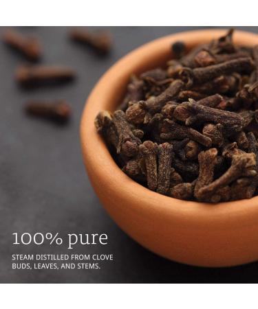 Now Foods Clove Essential Oil 4 fl oz - Pure & Natural Aromatherapy - Buy Online on GoSupps.com