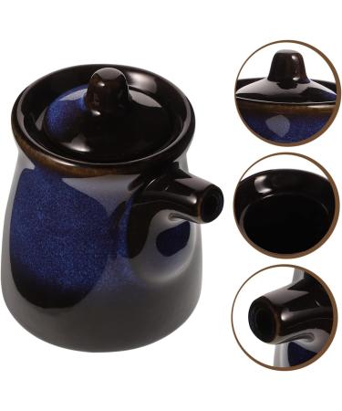 Zerodeko Vinegar Pot Soy Sauce Jar Ceramic Soy Sauce Dispenser Oil Pourer Decanter Sauce Bottle Shoyu Dispenser Ceramic Vinegar Bottle Seasoning Bottle Ceramics Storage Bottle Household medium As Shown 2 - Buy Online on GoSupps.com