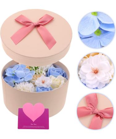 Amosfun 4 Boxes Preserved Flower Decoration Mom Flowers Soap Plant Essential Oil Soap Rose Scented Soap Artificial Soap Flowers Scented Bath Soap Flowers Soap Rose Bouquet Christmas Mother 1 count (Pack of 1) Bluex4pcs - Buy Online on GoSupps.com