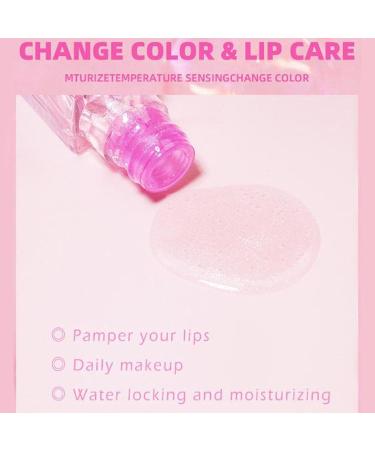 Optimismk Magic Color Changing Lip Oil - Long Lasting Hydrating Cubtosmile Lip Gloss | 2024 V2 (3 Mix) for Enchanting Color Shift - Buy Online on GoSupps.com