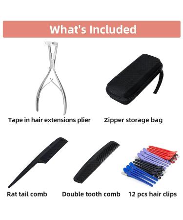 SIOKUY Hair Extension Pliers - Fastening Tape for Tape In Human Hair Extensions (Silver) - Buy Online on GoSupps.com