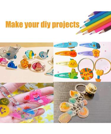 BAISDY 25Pcs Shrink Plastic Sheets for Crafts - DIY Jewelry Making Supplies 14.5x20cm - Buy Online on GoSupps.com