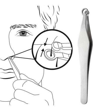 dijiusidy Nose Hair Trimming Tweezers Nasal Hair Trimmer Tweezers Wear-Resistant Waterproof Eyebrow Trimmers Cleaning Tools - Buy Online on GoSupps.com