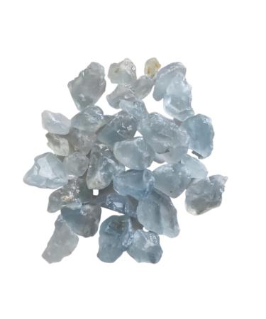 50-100g1-3cm 1pc50-80g Natural Celestine Stone Cluster Specimens Raw Stone Home Decor Blue Celestite Crystal Stone ZJGIDTEM (Color : 100g 1-3cm)