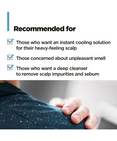 AMOS PROFESSIONAL Pure Smart Shampoo | Cool Oil & Flake Control | Menthol Refreshing Deep Cleanse - 16.9 fl. oz | International Shipping Available - Buy Online on GoSupps.com