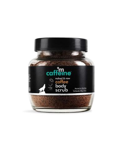m_caffeine Exfoliating Coffee Body Scrub For Tan Removal & Soft-Smooth Skin|For Women&Men|De-Tan Bathing Scrub With Coconut Oil 100Gm