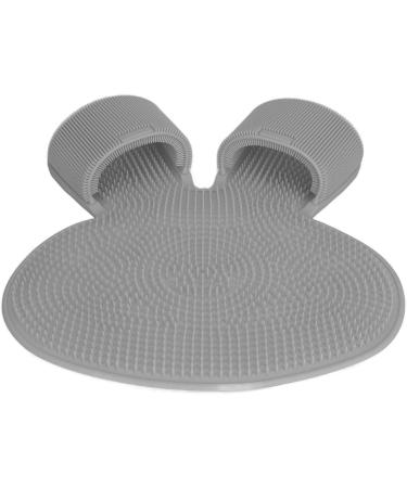 Buy Foot Exfoliating Mat - Flexible Durable Silicone Shower Foot Cleaner for Women - Grey | International Shipping Available - Buy Online on GoSupps.com