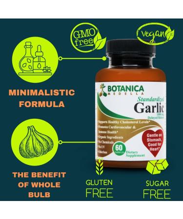 Organic 12400 mcg Allicin Supplement - Odorless & Delayed Release - 3rd Party Tested - 30-60 Days Supply - Buy Online on GoSupps.com