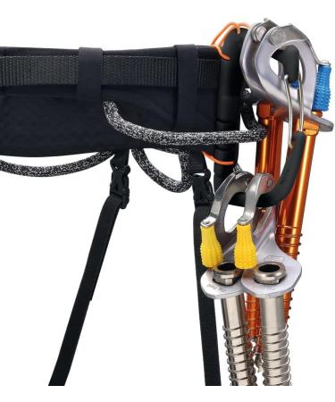 Petzl CARITOOL EVO Tool Holder - Universal Ice Screw Holder Adaptable to Any Harness  for Ice Climbing or Mountaineering Gear Black - Buy Online on GoSupps.com