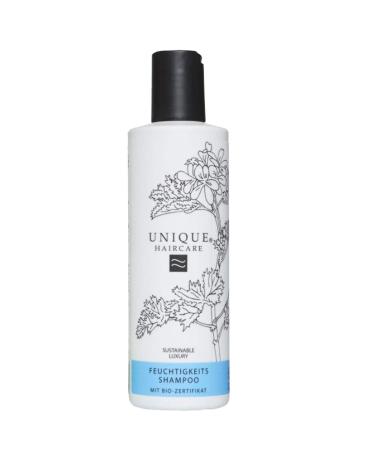 Unique Haircare moisturizing shampoo packaging x