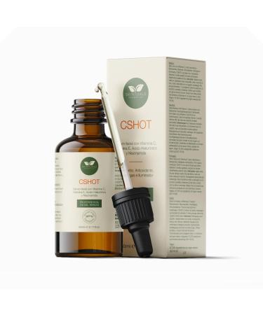 SKINTUALS COSMETICS Facial Serum with Vitamin C E Hyaluronic Acid Niacinamide Aloe Vera 60 ml - Deep Hydration Antioxidant Anti-Wrinkle Brightening with Natural Ingredients by Skintuals Cosmetics