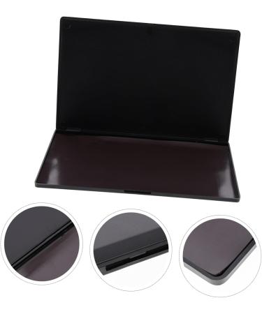  FRCOLOR FRCOLOR DIY Eyeshadow Palette Round Magnets Make Up Eyeshadow Palette Black Mini Magnets Travel Eyeshadow Spatula Abs - Buy Online on GoSupps.com