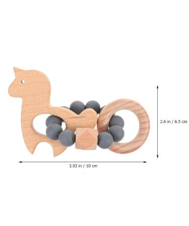 Healifty Silicone Rabbit Chew Training Teether for Baby Molar Relief - Dark Blue 10x6.5x2cm - Buy Online on GoSupps.com