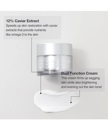 Age Defying Caviar Cream - Premium Youth Face & Neck Moisturizer with Caviar Extracts | 50ml - Buy Online on GoSupps.com