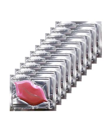 Ruzzut 30PCS Pink Collagen Lip Masks Crystal Moisturizing Lip Care Pads Mask Lip Patches for Dry Lips & Anti-Chapped Smoothing Lip Fine Lines Plumping Your Lips Attractive Pink 30 PCS Pink