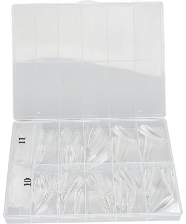 Acrylic Nail Tips Multi-Size Lightweight Nai Tips 360 Pieces Multi-Purpose Use for DIY Nail Art Decoration for Nail Shop (05#) - Buy Online on GoSupps.com