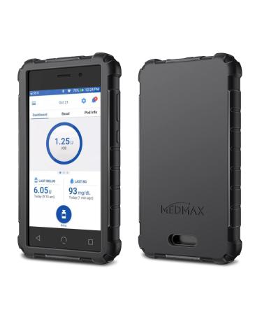 MEDMAX Silicone Case for Omnipod Dash PDM (Personal Diabetes Manager), Lightweight Shockproof Anti Slip Protective Cover Soft Gel Skin with Raised Bezel for Omnipod Dash Device (Black) - Buy Online on GoSupps.com