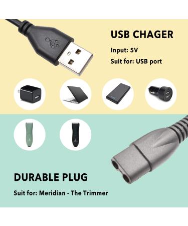 Replacement Charger Cable for Meridian Grooming Electric Shaver Trimmer - Power Cord Adapter - Buy Online on GoSupps.com