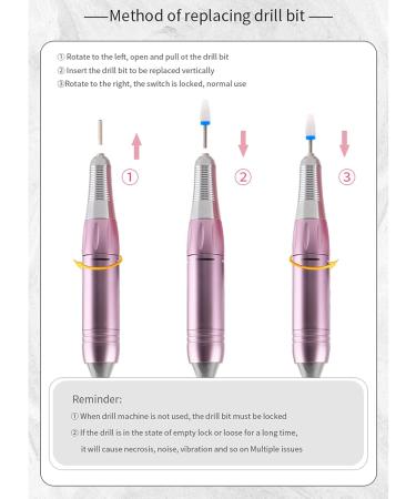 Electric Nail Drill 35000 RPM Compact Efile Electrical Professional Nail File Kit with Foot Pedal for Acrylic Gel Nails Manicure Pedicure Polishing Shape Tools Design for Home Salon Use Grey - Buy Online on GoSupps.com