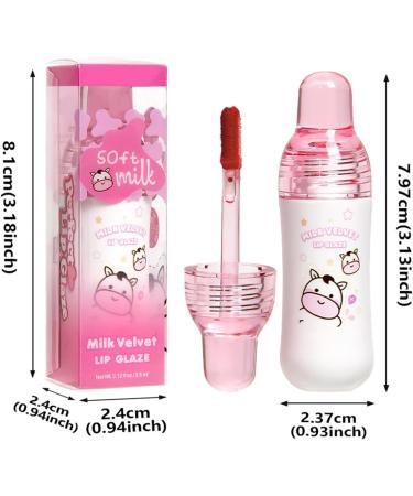 WJnflQN Matte Lip Gloss 35ml Lip Stain Tint Portable Lip Gloss Moisturizing Long Lasting Lipstick 02 - Buy Online on GoSupps.com