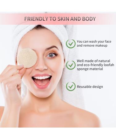 Beaupretty 50 Pcs Face Sponge Set - Loofah Makeup Remover & Facial Cleansing Tablets - Body Scrubbing & Bath Shower Pads - Buy Online on GoSupps.com
