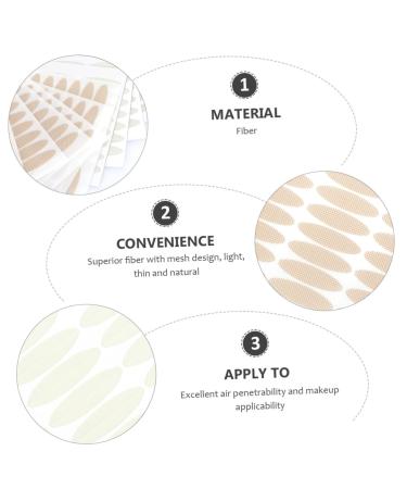 Beavorty Invisible Tape Eyelid Shadow Sticker lace Eyelid Tape Eyelid Stickers Adhesive Tape Mesh Eye Patch medium As Shown - Buy Online on GoSupps.com