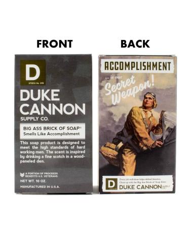 Duke Cannon Supply Co. WWII Collection Big Ass Brick of Soap Bar for Men - Bergamot & Black Pepper 3-Pack 10 oz - All Skin Types - Buy Online on GoSupps.com