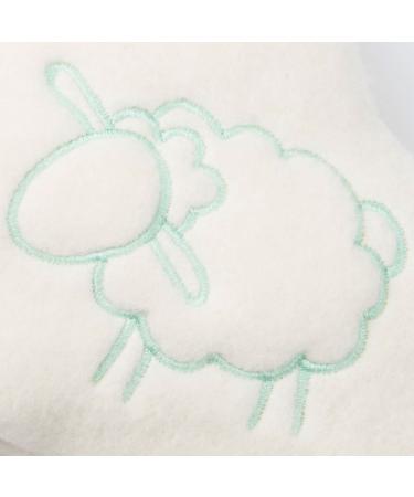 Green Woodpecker Grape Core Pillow - Fluffy Warming Cushion for Babies & Toddlers | Alleviates Flatulence & Abdominal Pain | Sheep Embroidery (183-V4) - Buy Online on GoSupps.com