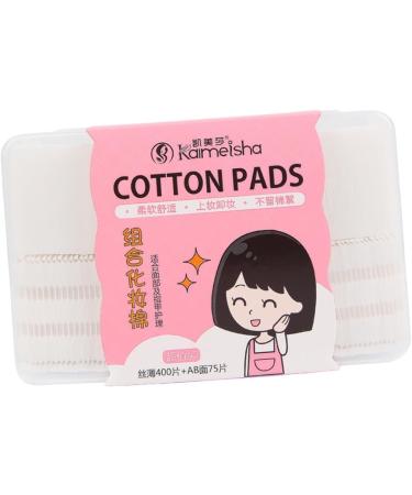 POPETPOP 2 1 Facial Cotton Pads Cotton Pads for Face Round Cotton Pads Disposable Makeup Pads Disposable Hand Wipes Facial Cleansing Towelettes Beauty Accessories Makeup Cotton Facial Puff 5.8X5.3CM White - Buy Online on GoSupps.com