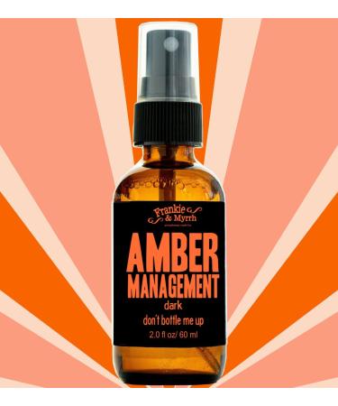 Frankie & Myrrh Amber Management Dark | Patchouli Amber Vanilla | Freshwater Mist | 2 Fl. Oz. - Buy Online on GoSupps.com
