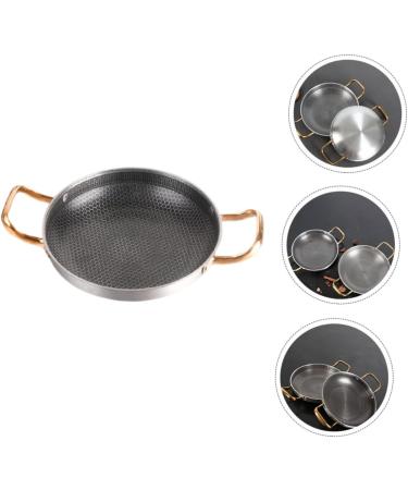 Alipis 26c Stainless Steel Cooking Pot Crayfish Camping Wok Induction Cooker maifan Wok Omelet pan Non Stick pan Amphora Saucepan Spanish Paella pan Stainless Steel Honeycomb 39x26cm As Shown - Buy Online on GoSupps.com